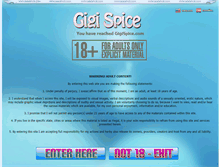 Tablet Screenshot of gigispice.com